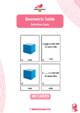Geometric Solids Definition Cards-Montessori Geometry-Math