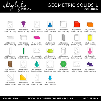 solid shapes with examples