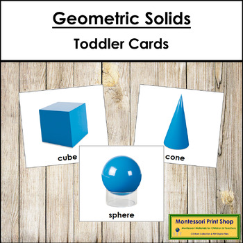 Geometric Solid Sorting Cards - Montessori Print Shop
