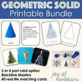 Geometric Solids Nomenclature Card and Extensions Bundle