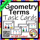 Geometric Terms Task Cards NOW Digital!