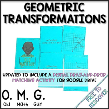 Preview of Geometric Transformations Card Game