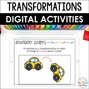 Preview of Geometric Transformations Digital Activities