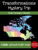 Geometric Transformations Mystery Canada Trip Activity fro