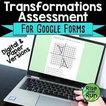 Preview of Geometric Transformations Test for Google Forms