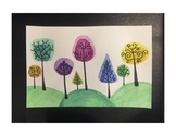 Geometric Trees - An Online Watercolor Lesson