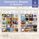 Geometric shapes in real life matching activity.  Simpler 