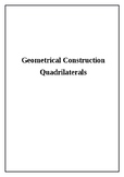 Geometrical Construction _ Quadrilaterals