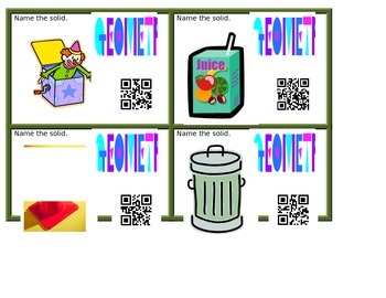 Preview of Geometrical Solids - QR Codes