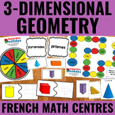 FRENCH 3-Dimensional Geometry Centres for Guided Math