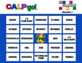 Geometry 1 -  Academic Language Bingo - Free Trial