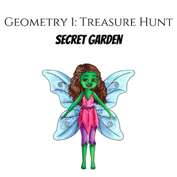 Preview of Geometry 1 Educational Treasure Hunt: Secret Garden