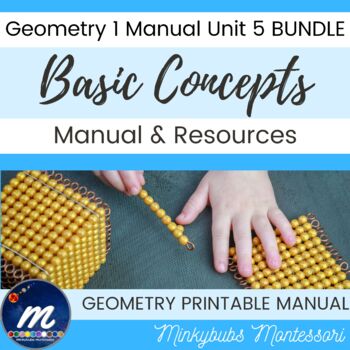 Preview of Geometry 1 Lesson Plans Basic Concepts inc Movable Resources Games Unit 5 BUNDLE