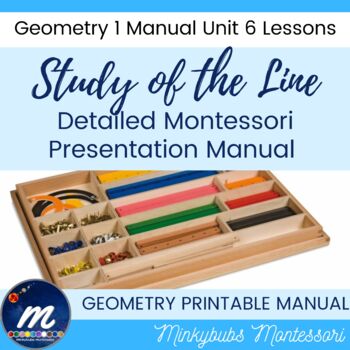 Preview of Geometry 1 Study of Lines Lesson Plans Montessori Manual Unit 6