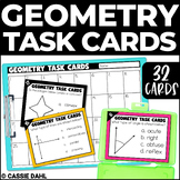 Geometry Task Cards | Task Cards for Angles, Lines, Polygo