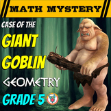 5th Grade Geometry Review Math Mystery {Coordinates, Area,