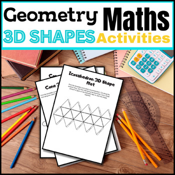 Preview of Geometry - 2D & 3d Geometric shapes -Geometric shapes - Geometric Patterns