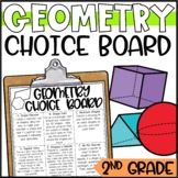 2D and 3D Shape Choice Board and Activities