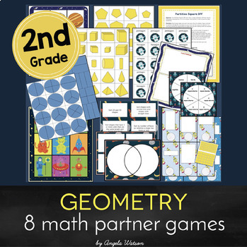 Preview of 2nd Grade Geometry Games: Classifying 2D and 3D Shapes