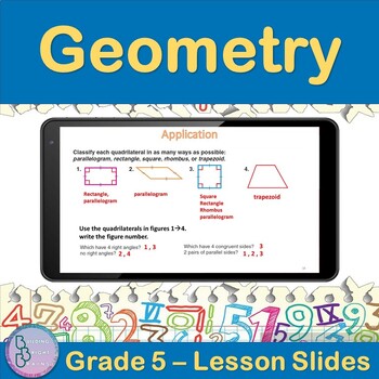 Preview of Geometry | 5th Grade PowerPoint Lesson Slides