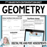Geometry 7th Grade Math Intervention Unit