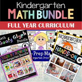 Kindergarten Math Full Year Curriculum Bundle Interactive 