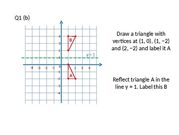 Preview of Geometry 8 (Transformations: Reflection, Translation, Rotation and Enlargement)
