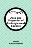 Geometry ACT Prep - Top 85 Problems with Rectangles and Squares