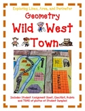 Geometry ART WILD WEST TOWN|Lines-Area-Perimeter|Distance 