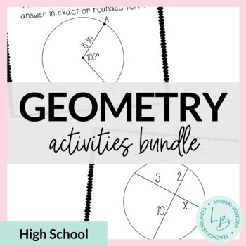 Preview of Geometry Activities Bundle