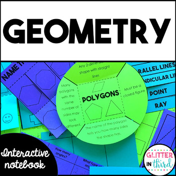 Preview of Geometry Activities Interactive Notebook BUNDLE