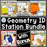 Geometry Activities Resource Bundle with Print and Digital Easel
