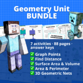 Geometry Activity BUNDLE | 6th Grade Math | Surface Area, 