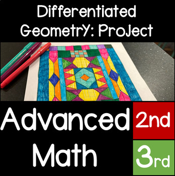 Preview of Advanced Math: Differentiated Geometry Project Based Learning for Gifted