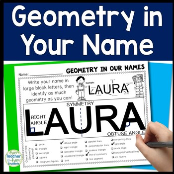 Preview of Geometry Activity | Find Geometry in Your Name | Geometry in the Alphabet ABCs