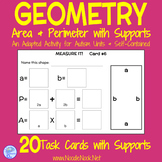 Geometry- Adapted Measurement, Area and Perimeter Activity