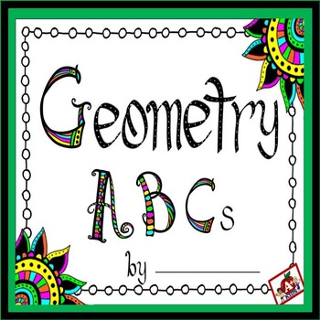 Preview of Geometry Alphabet Book