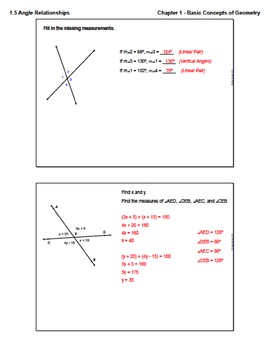 homework 3 angle relationships & algebra