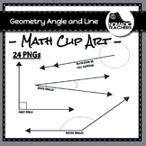 Geometry Angle and Line Clip Art - 24 PNGs