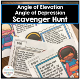 Geometry Angle of Elevation and Depression Scavenger Hunt