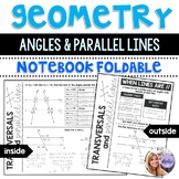 Geometry - Angles from a Transversal and Parallel Lines