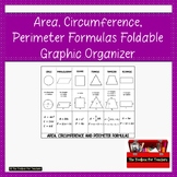 Geometric Shapes Area Perimeter Circumference Formula Fold