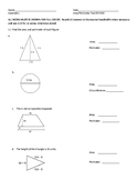 Geometry: Area, Perimeter & Circumference (Triangles, Trap