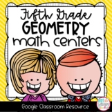 Geometry, Area & Perimeter Math Centers for GOOGLE Classro