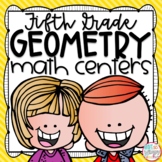 Geometry, Area and Perimeter Math Centers FIFTH GRADE