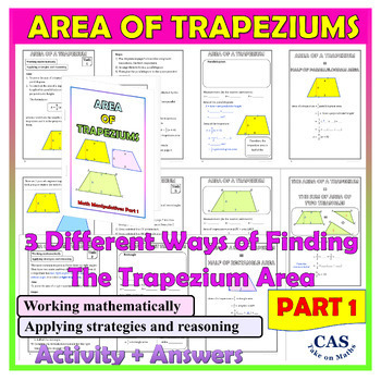 Preview of Geometry | Area of Trapeziums | Math Manipulatives Part 1 | Geometry Proofs