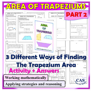 Preview of Geometry | Area of Trapeziums | Math Manipulatives Part 2 | Geometry Proofs