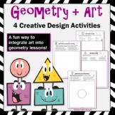 Geometry Art Design Bundle Worksheets A Fun Way to Reinforce Geometry Concepts