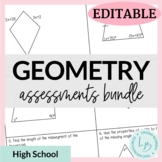 Geometry Assessments Bundle