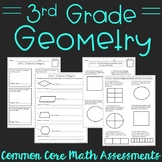 Geometry Assessments for Third Grade Common Core